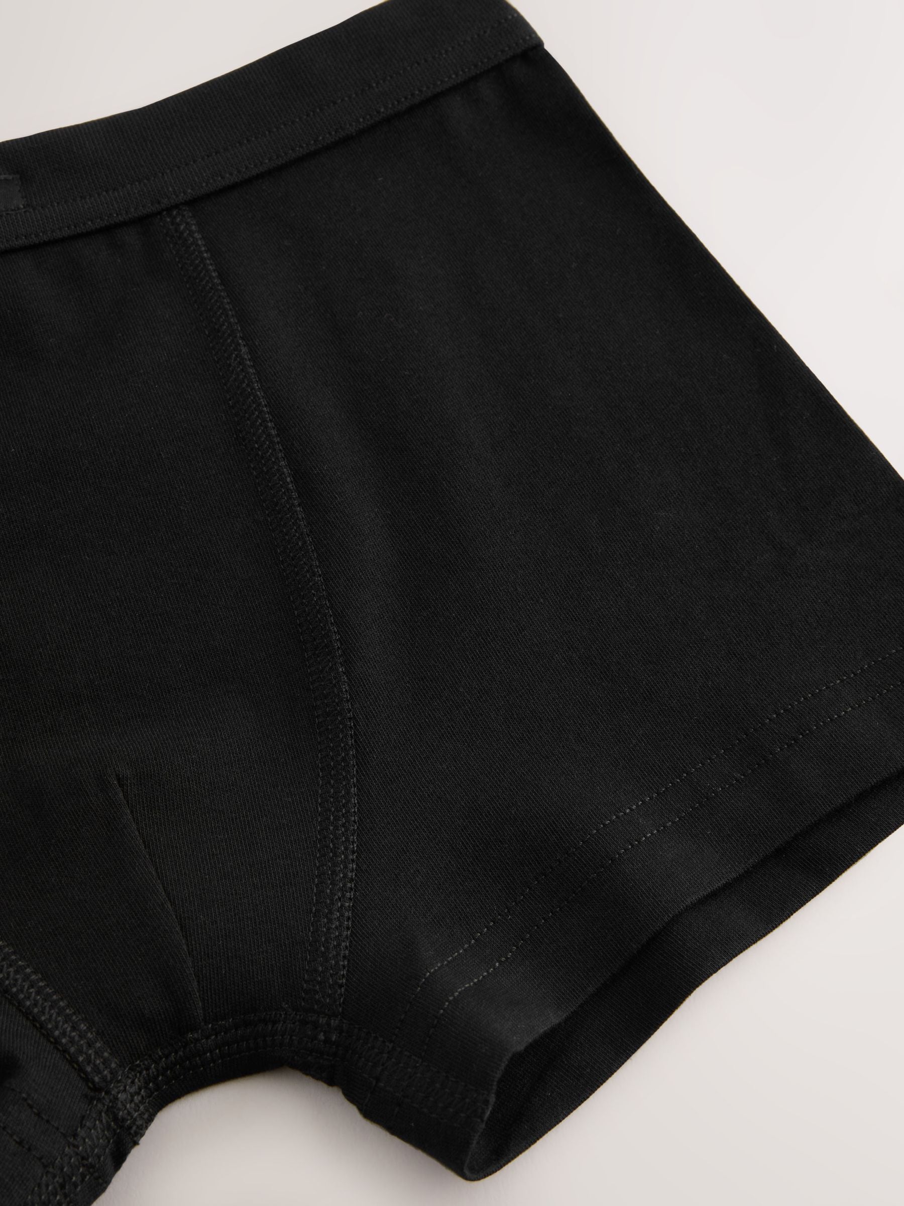 Antraciet zwart - Set van 10 boxershorts met zachte tailleband (2-16 jr)