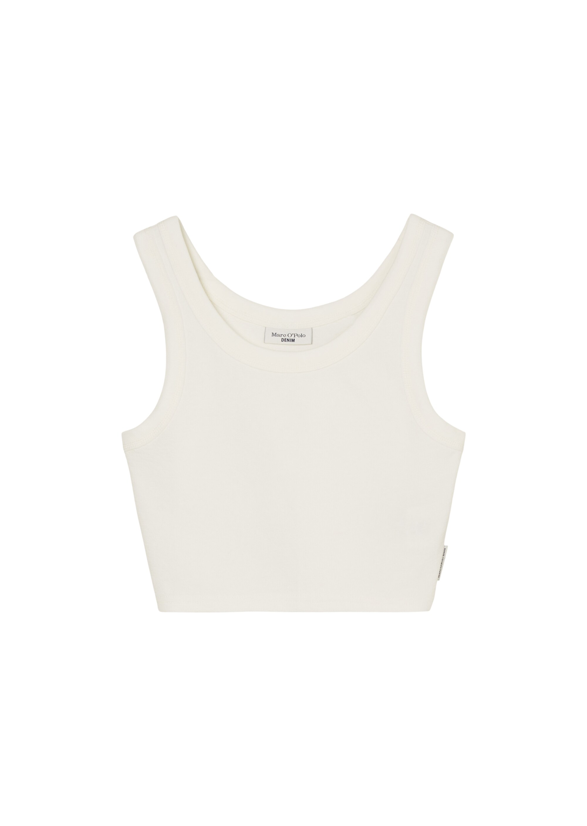 Crop Top slim aus strukturiertem Jersey