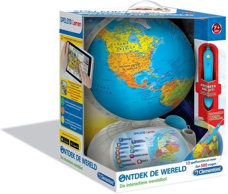 Clementoni - Interactieve Wereldbol - Educatief Speelgoed - Multicolor