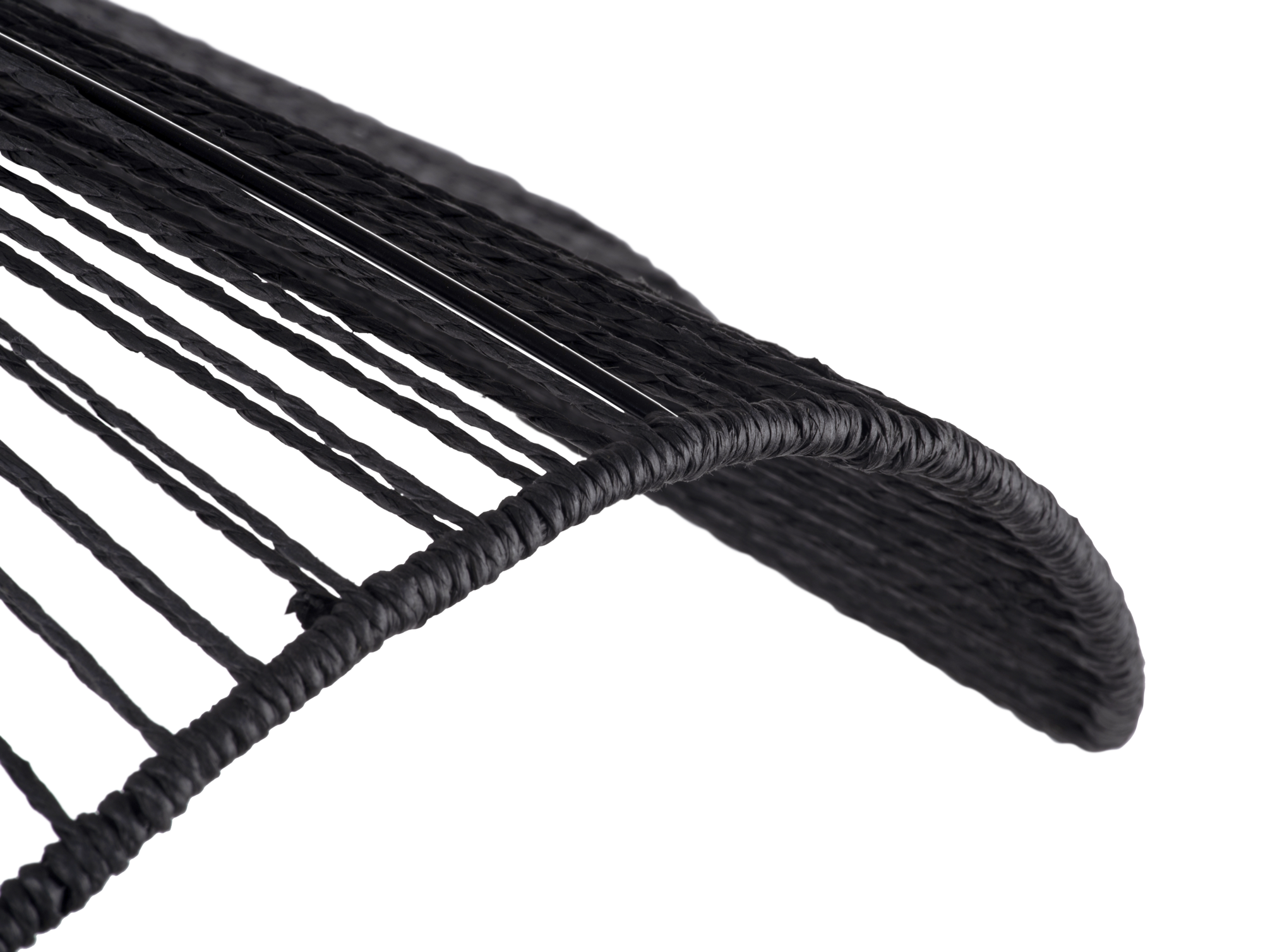 Pendant lamp Sombra paper rope black