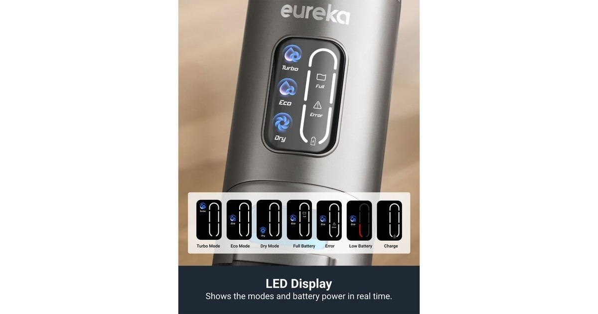 EurekaNEW430 nat- en droogzuiger
