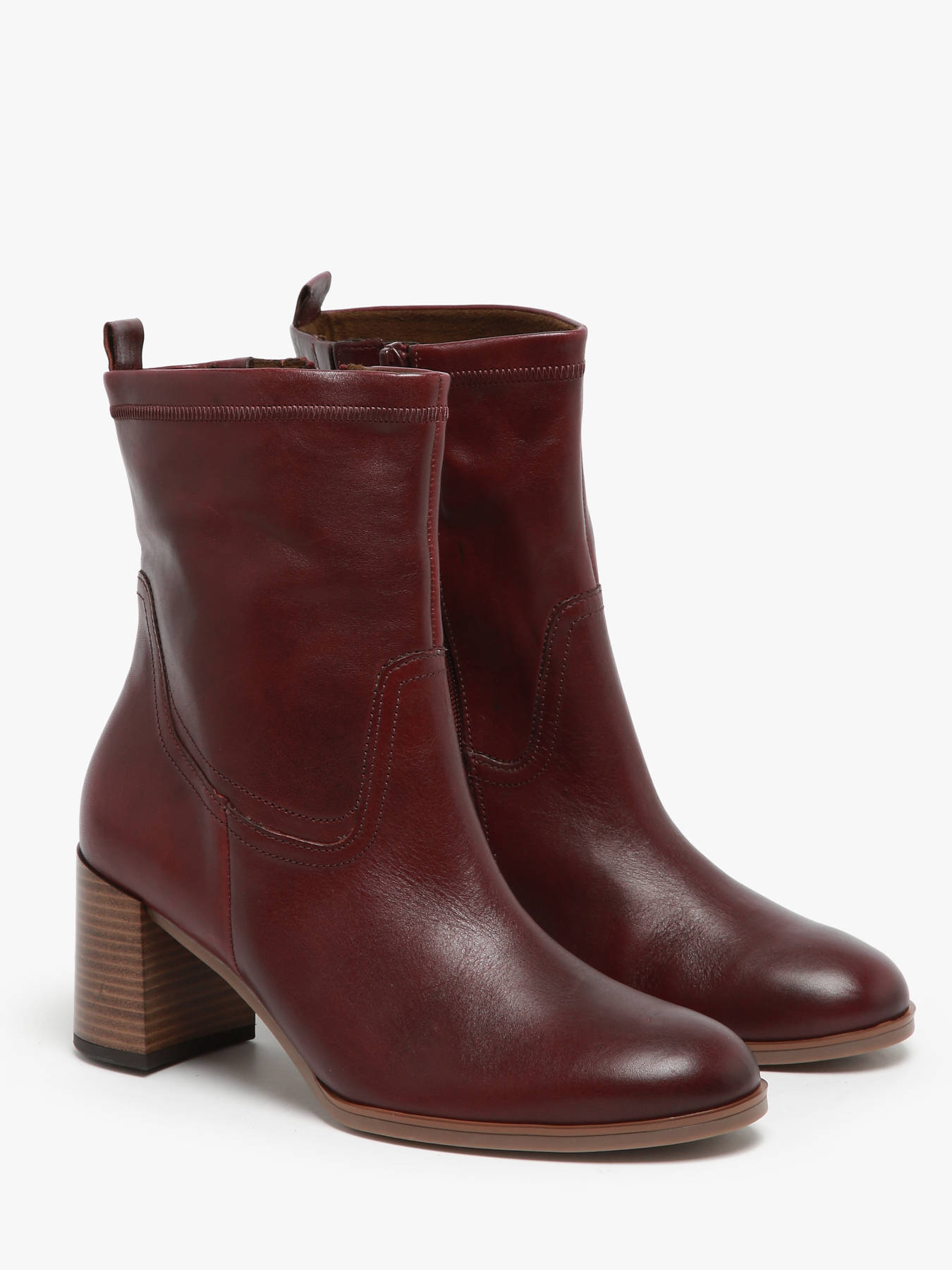 Bottines  talon en cuir GABOR