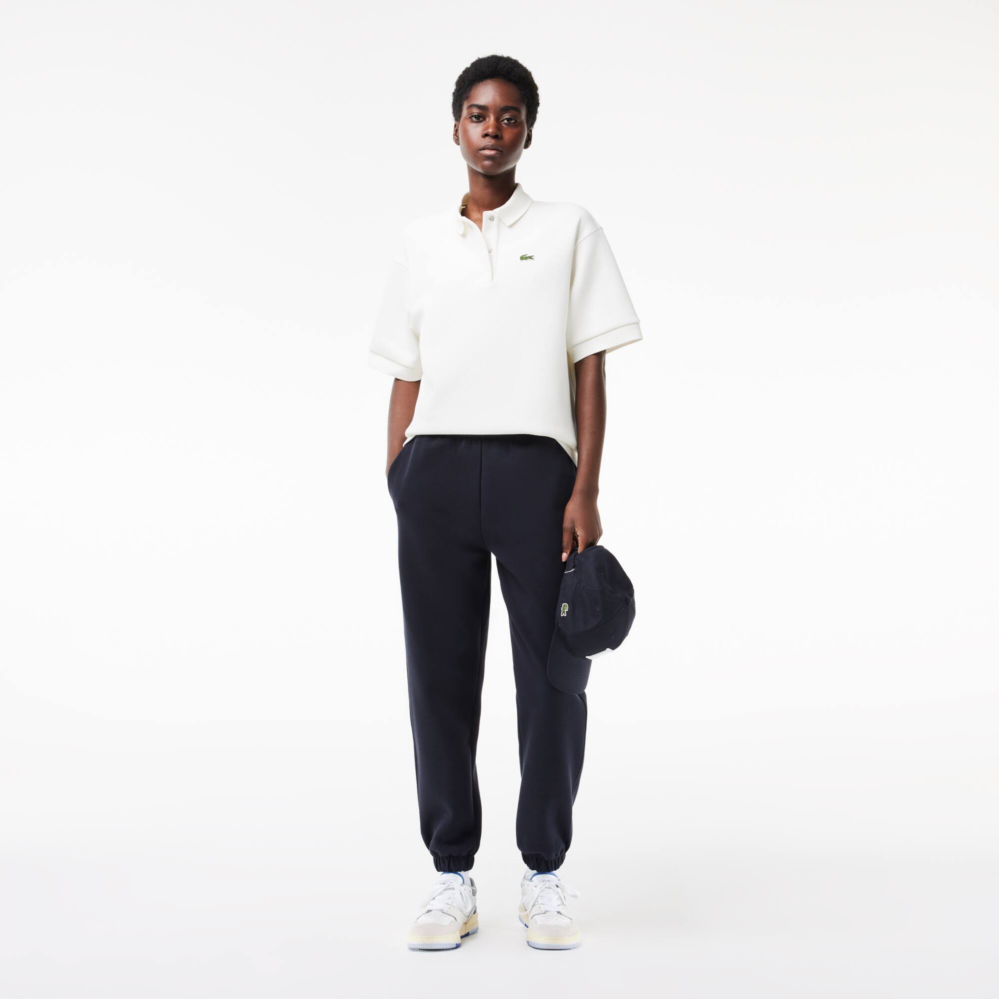 Damen Jogginghose aus Baumwollmischung Traningshosen - Blau - Lacoste - Damen