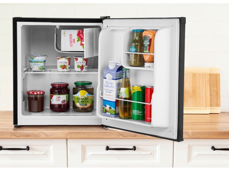 Medion Kühlschrank MD 37724 Grau, Rechts, Wechselbar Mini-Kühlschrank