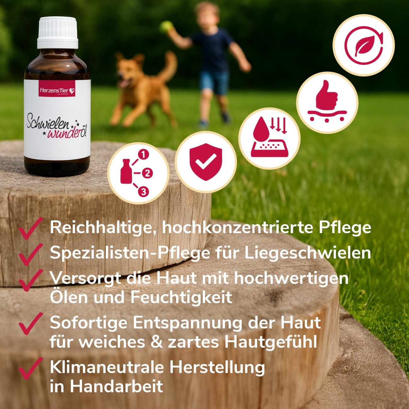 HerzensTier Schwielenwunderöl 50ml
