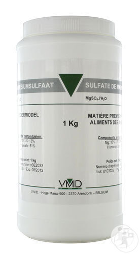 Magnésium Sulfate Vétérinaire Pot 1kg