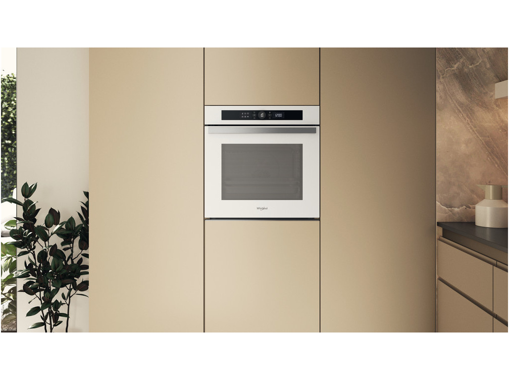 FORNO MULTIFUNÇÕES WHIRLPOOL WOI4S8PM1SWA A  73L PIROLÍTICO E HIDROLÍTICO