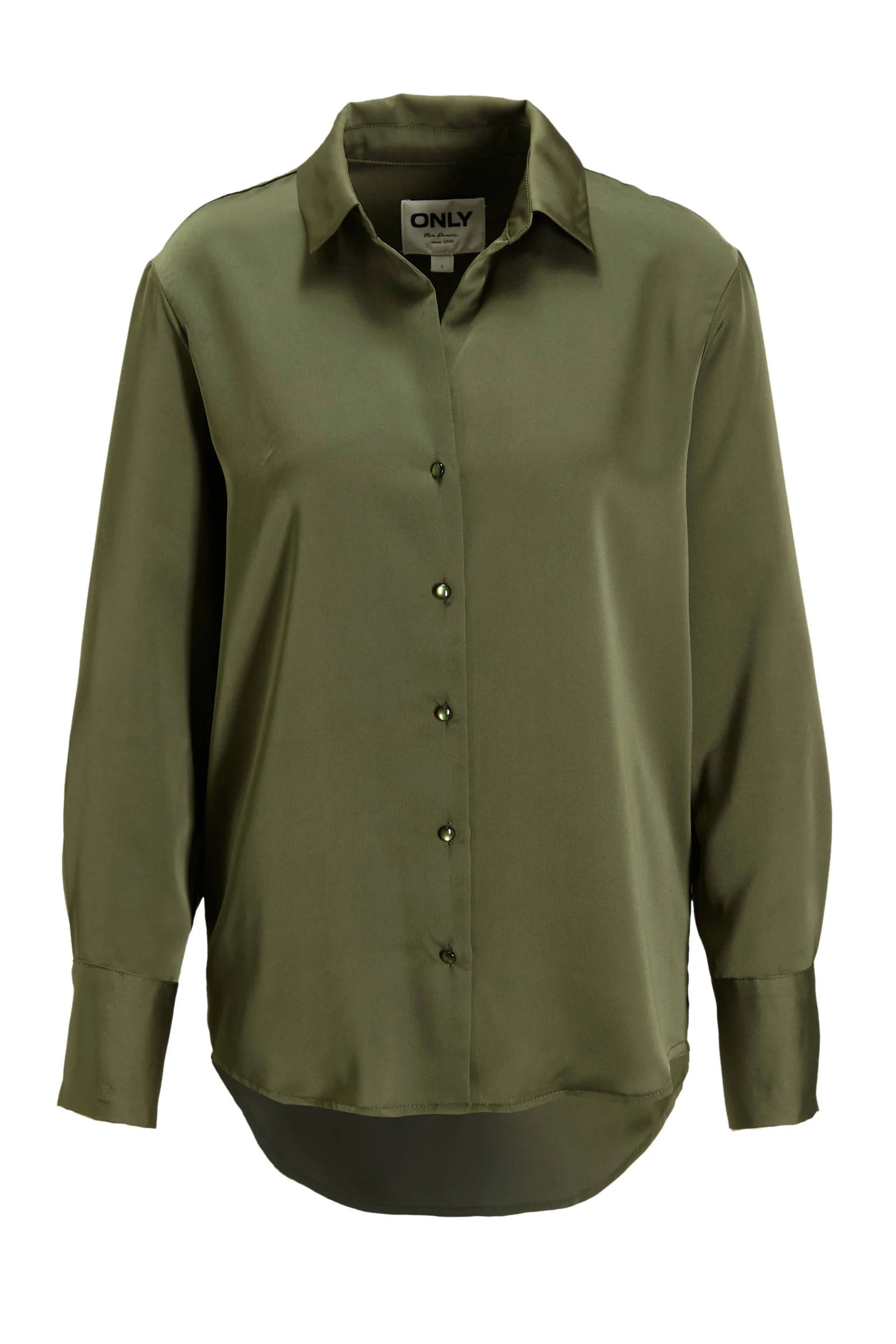 ONLY blouse ONLGABBY donkergroen