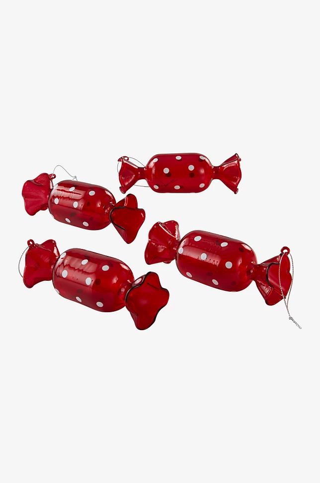 CANDY DOTS dekoroppheng 4-pk