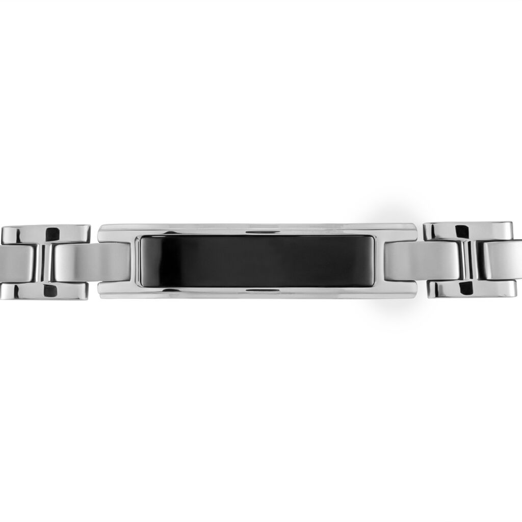 Bracelet Identité Acier Blanc Arvernus