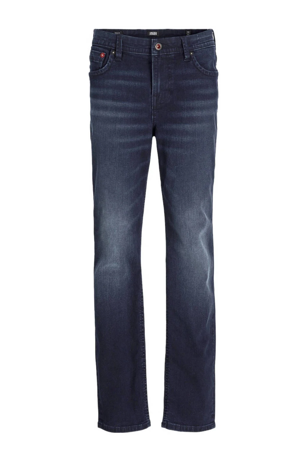 JACK & JONES regular fit jeans JJICLARK JJLEON blue denim