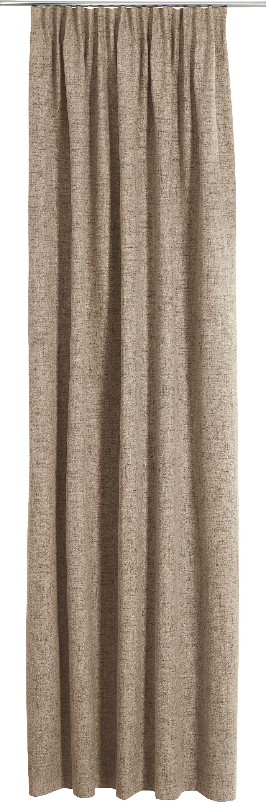 VASCO Fertigvorhang lichtdicht - Beige / B: 150.0 cm x H: 270.0 cm