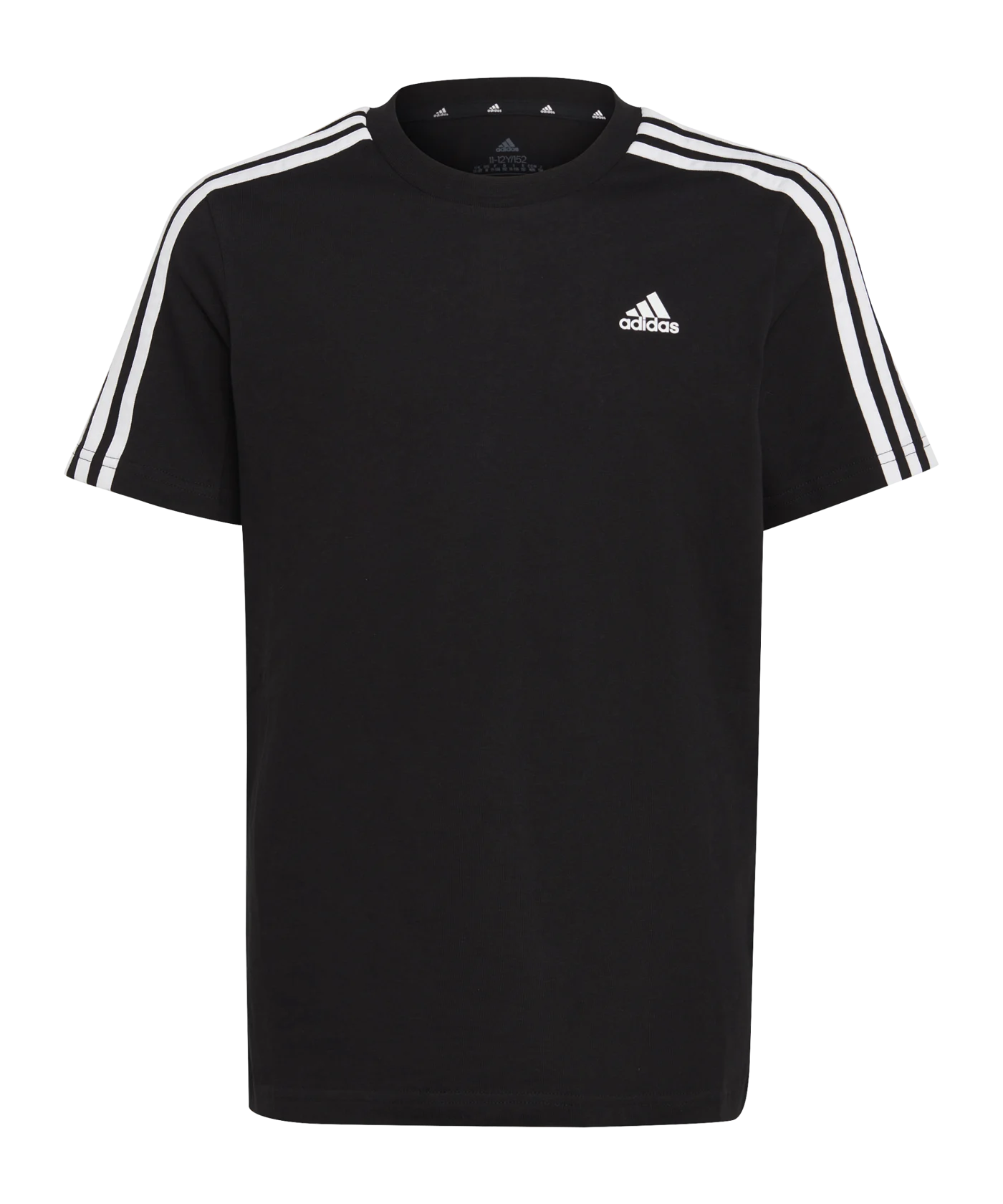 adidas Essentials 3-Stripes T-Shirt Kids Schwarz