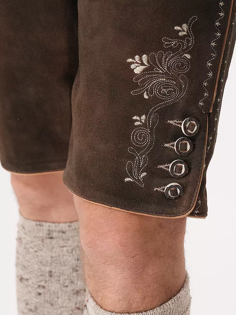 GWEIH & SILK Lederhose LEO braun