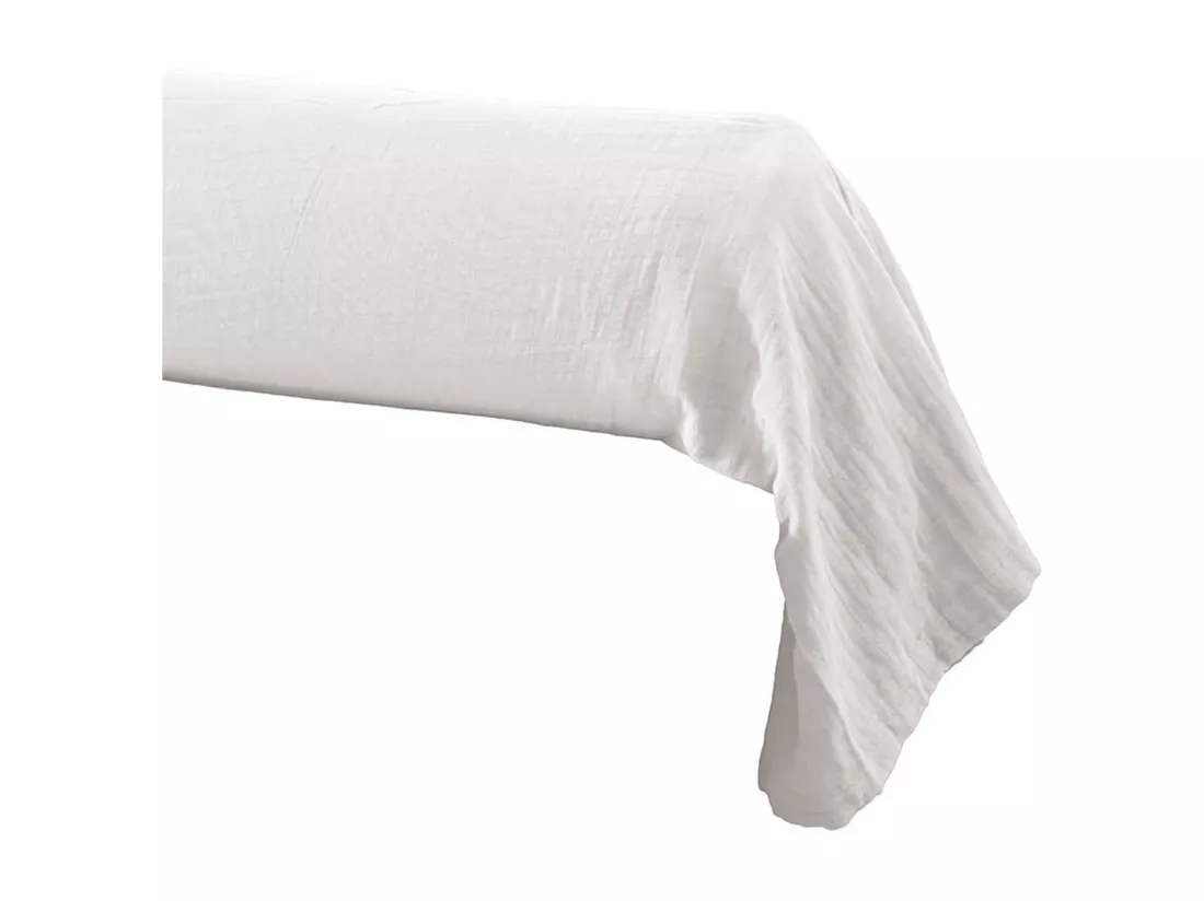 OUREA - Taie de Traversin 85x185cm Gaze de Coton Chantilly