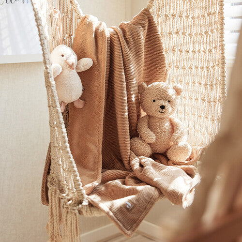 Jollein knuffelbeer teddy bear - naturel - 25 cm