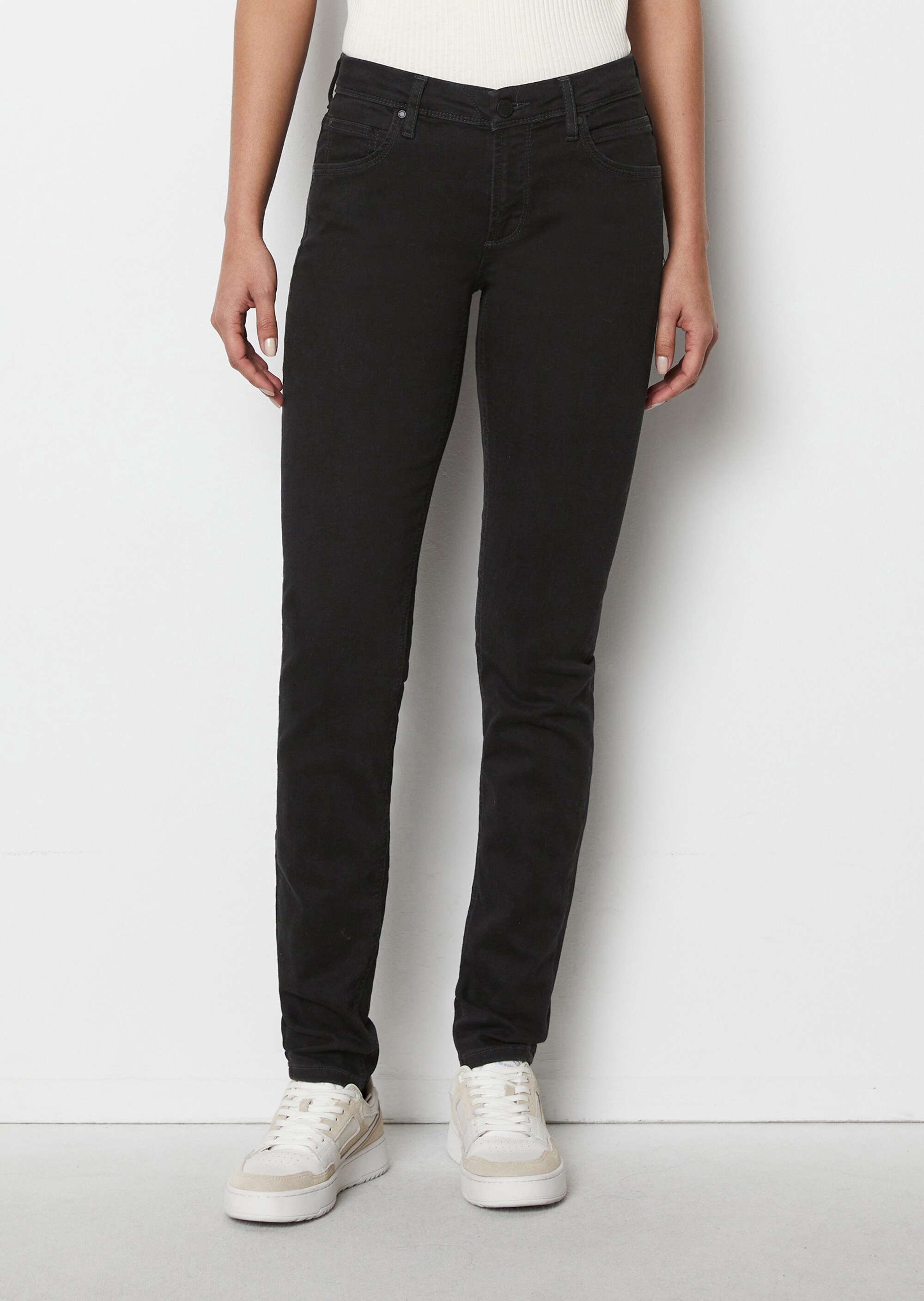 Jeans Modell ALVA slim aus Baumwoll-Mix