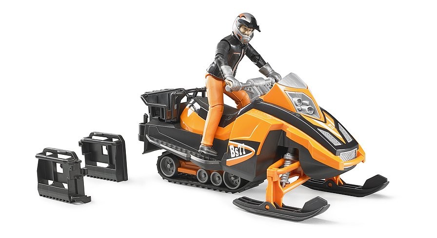 Bruder - Snow mobile med figur og tilbehør (63101)
