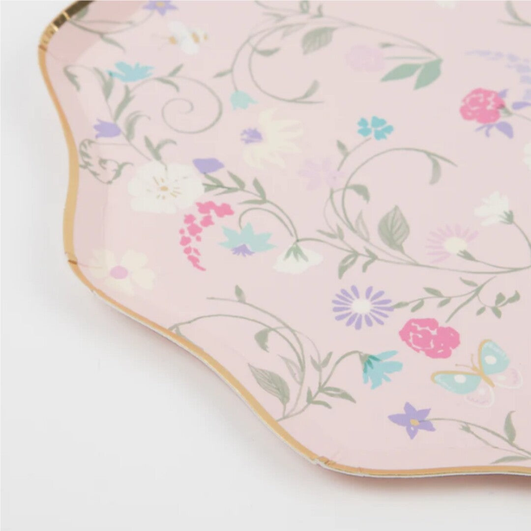 Meri meri borden ladurée paris floral - 8st