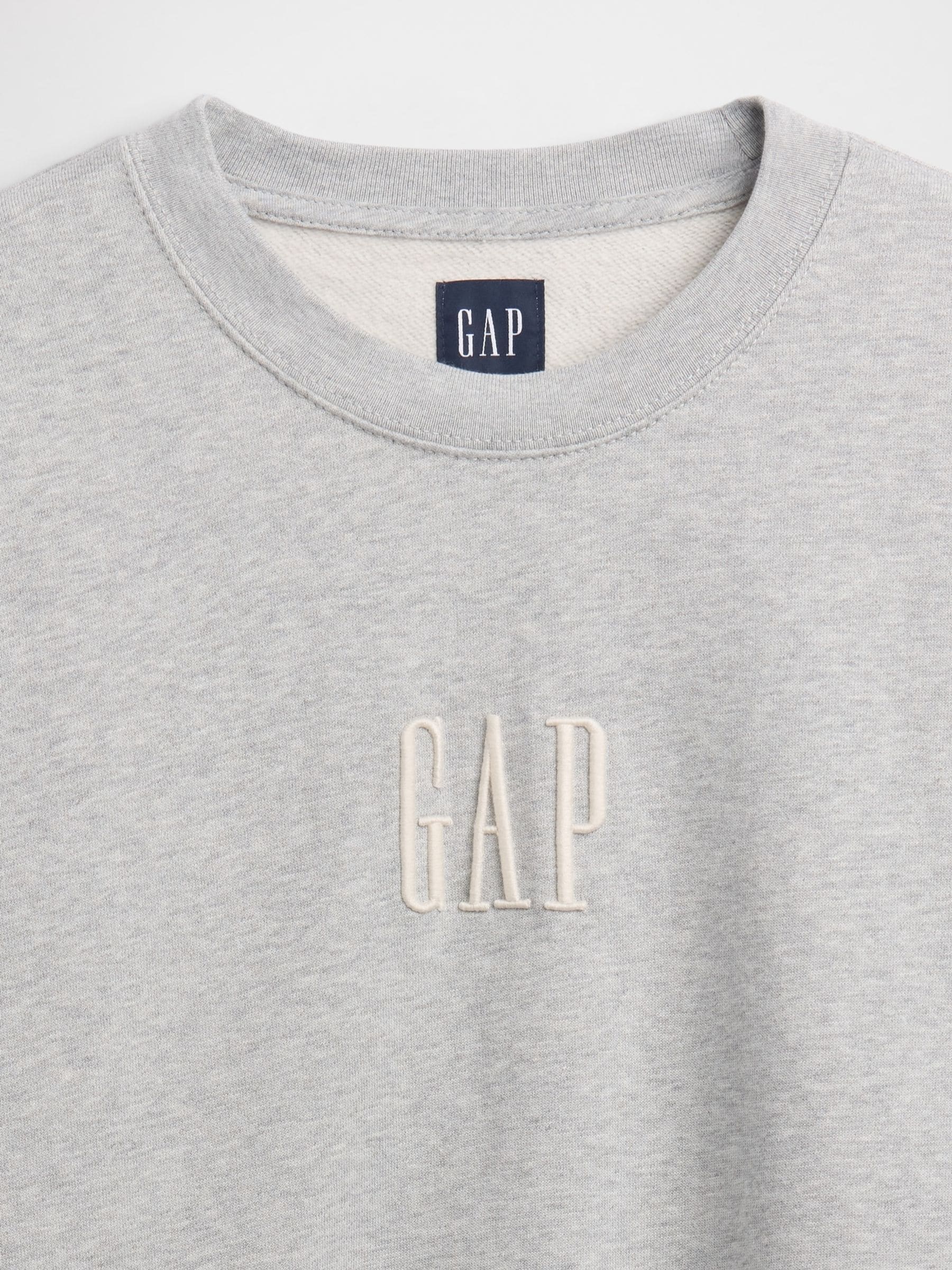 Lichtgrijs - Gap Oversized Heavyweight Logo Sweatshirt