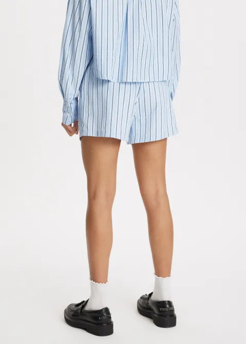 Gestreepte short met studs blauw (BLW.L)