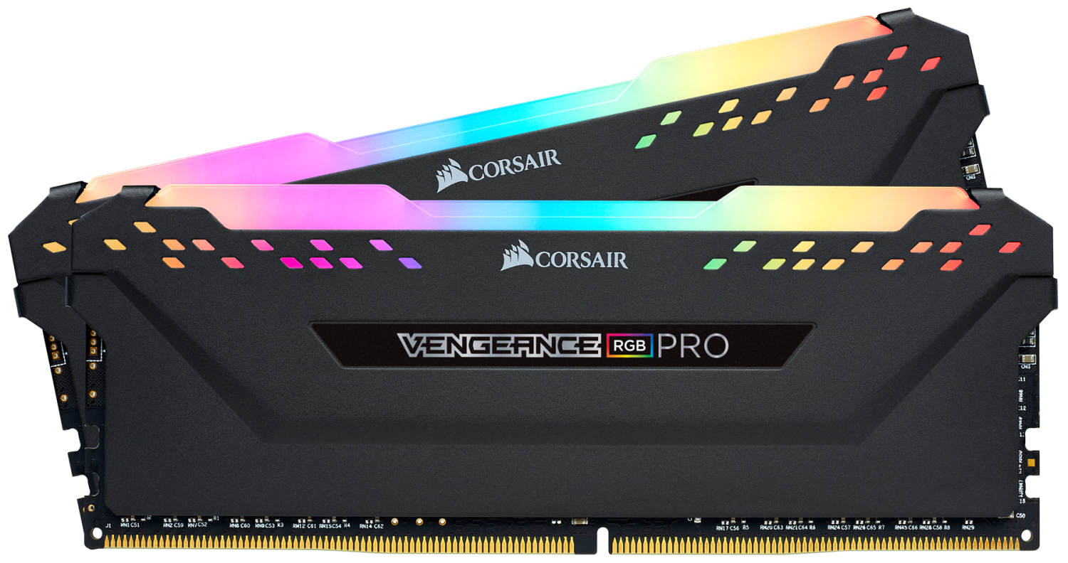 Corsair Vengeance RGB PRO - 2 x 8 Go - DDR4 3600 MHz C16 - Noir