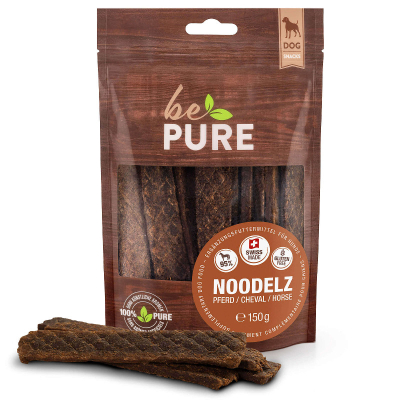 bePure Hundesnack Noodelz Pferd 150g