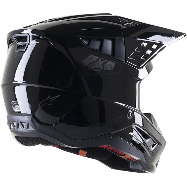 Alpinestars - Casque S-M5 Scout Noir Brillant
