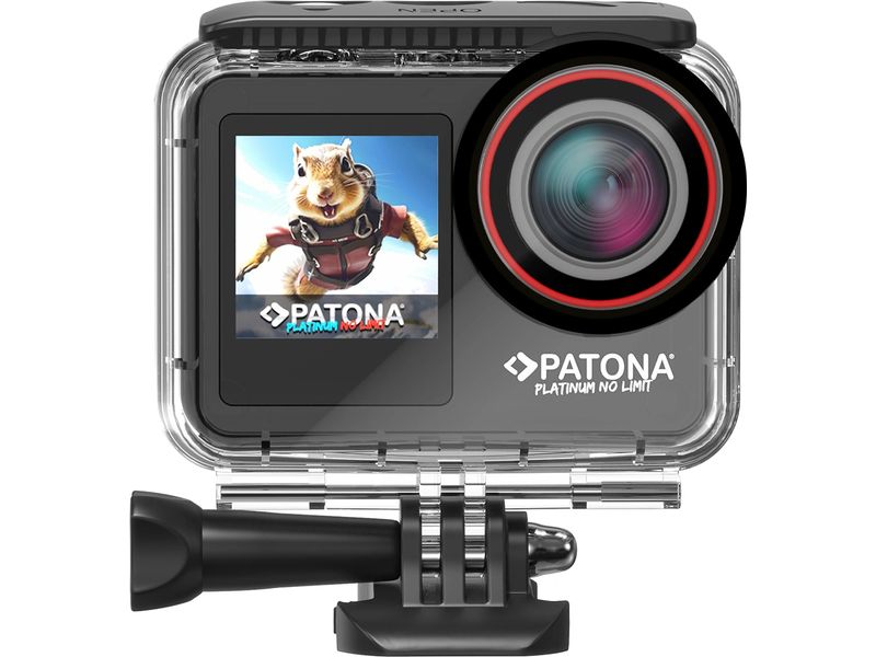 Patona Actionkamera Platinum Life SL5 6K Actionkamera mit APP-Steuerung