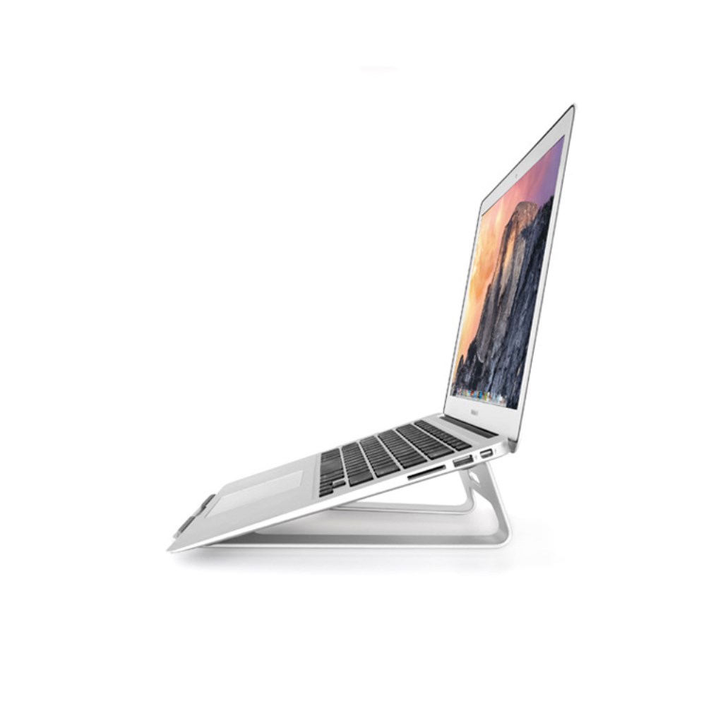 MacBook Alu Hybrid Laptop Ständer Halter - Silber