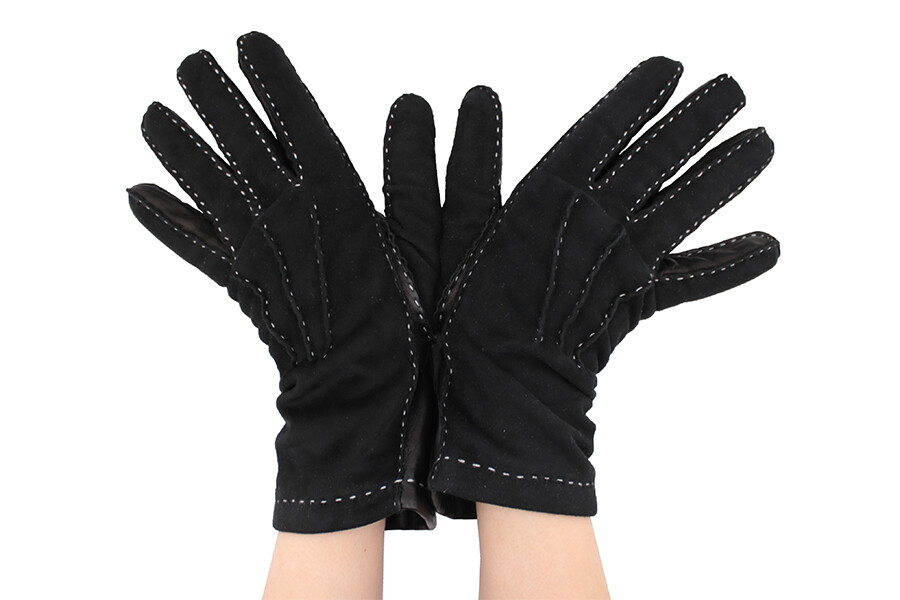Glove Stitched Lady suede black