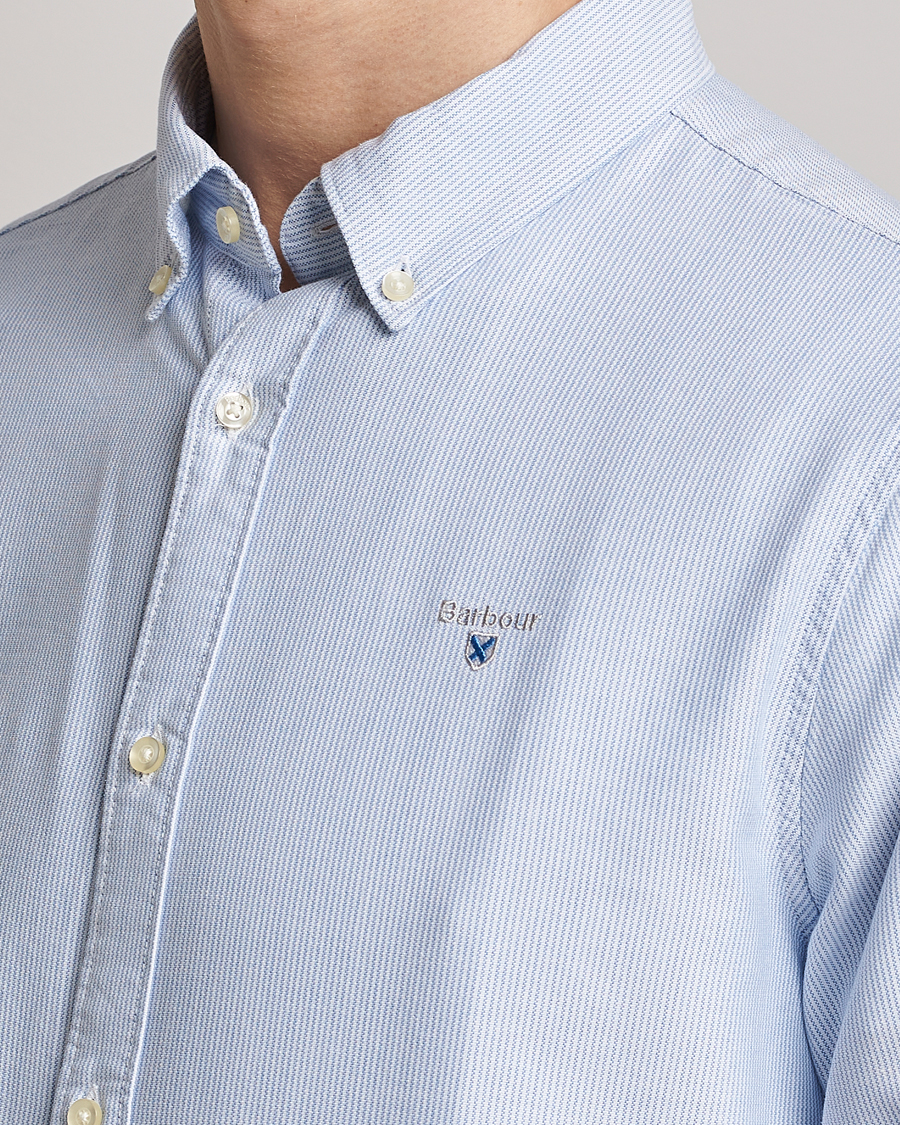 Barbour Lifestyle Tailored Fit Striped Oxtown Shirt Blue/White
