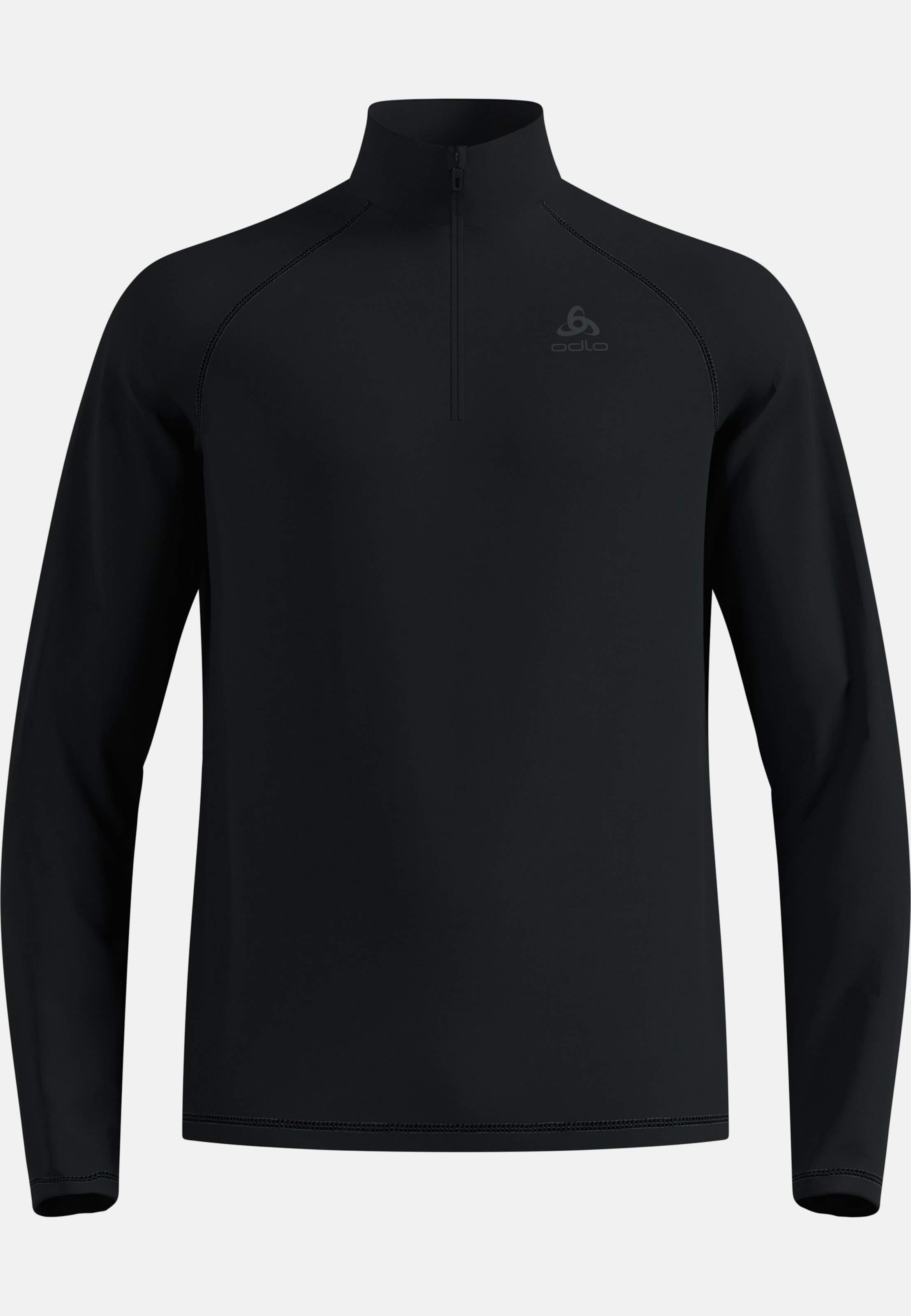 Besso Mid Layer mit Halbreissverschluss in black - black