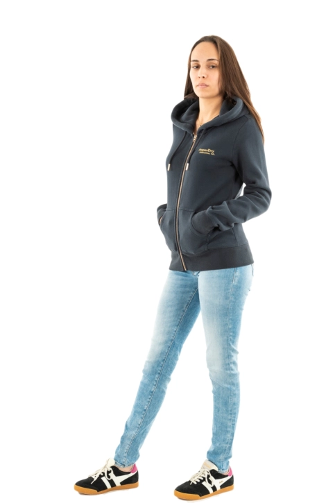 Sweat superdry essential logo zrn richest navy