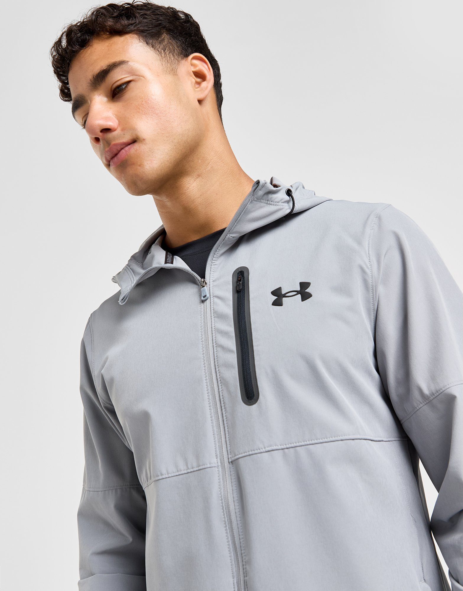 Under Armour Sweat à capuche Vanish Woven Zippé Homme