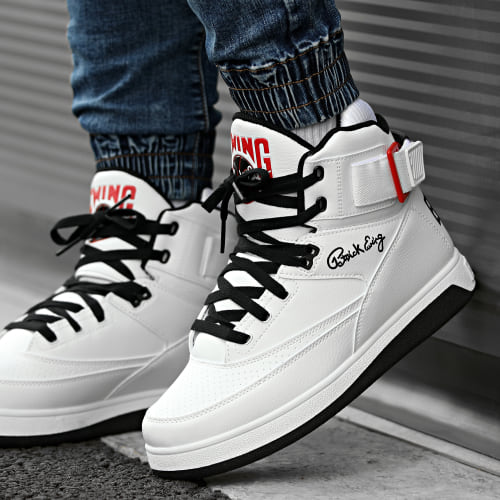 Baskets Montantes Ewing 33 Hi 1BM01117 White Black Chinese Red