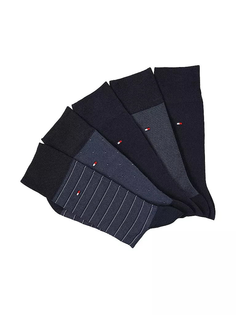 TOMMY HILFIGER Socken Geschenkbox 5er Pkg navy blau