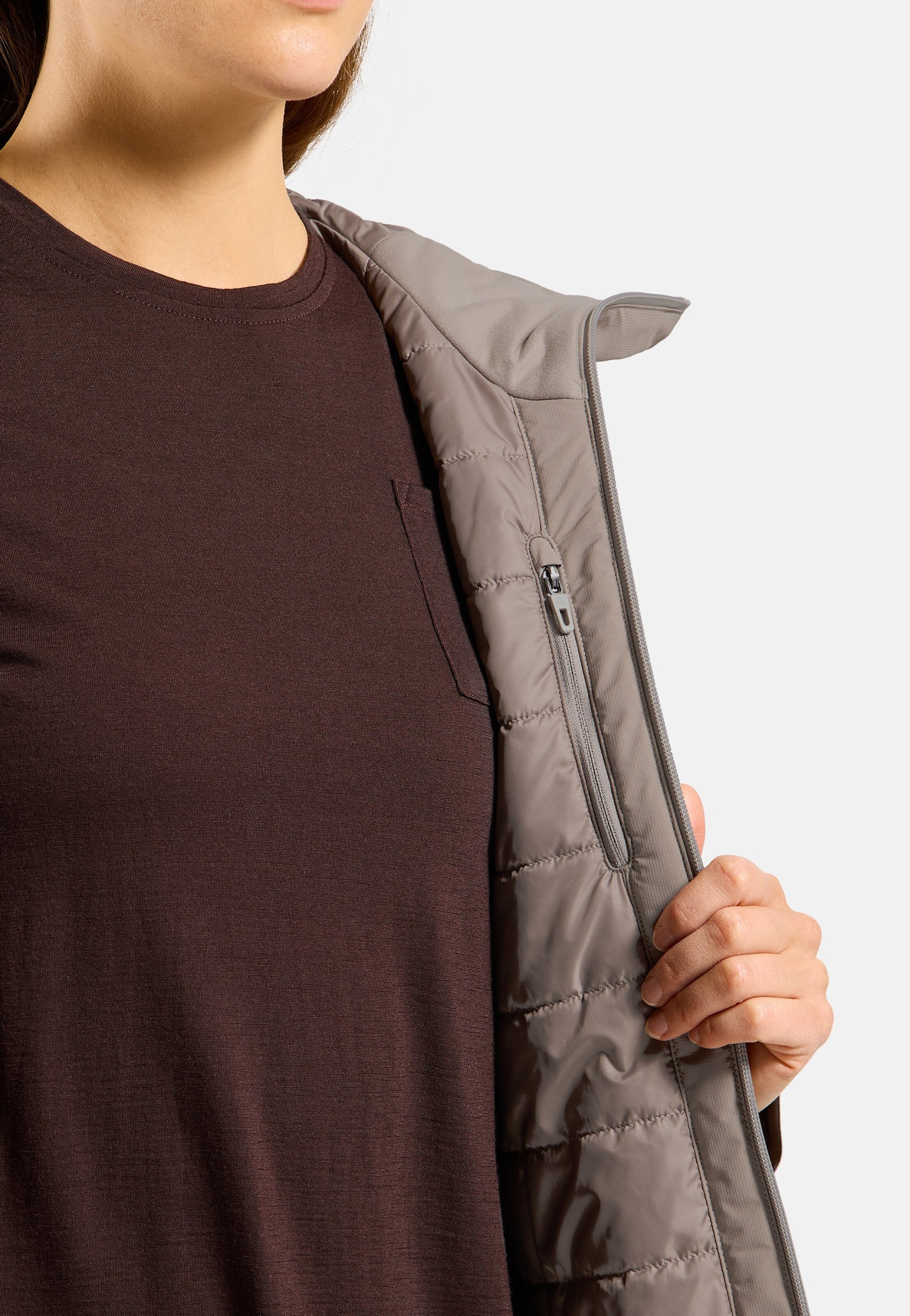 Wasserdichte Ascent S-Thermic Jacke in cinder
