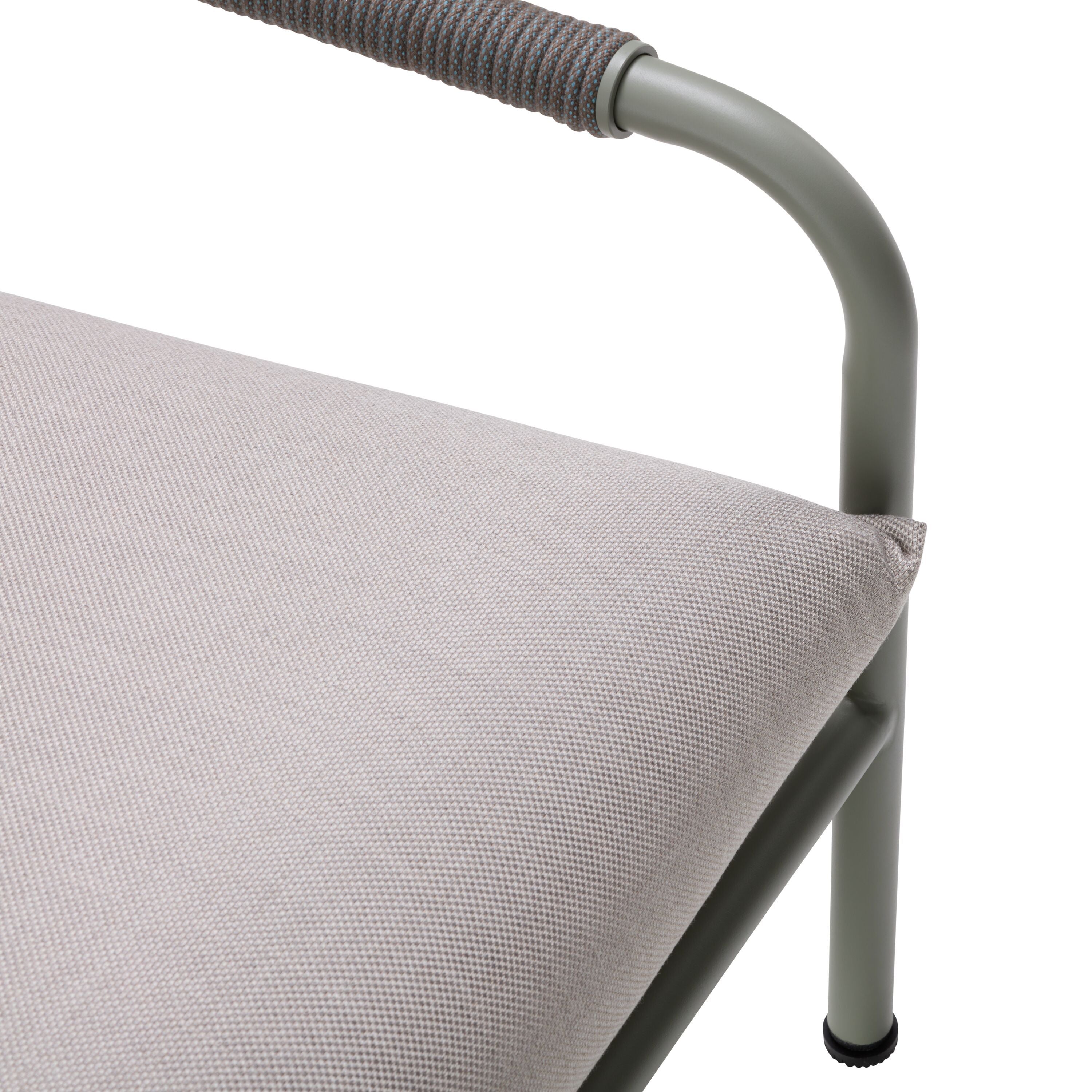 SAMOA Loungesessel - Hellgrau / B: 83.0 cm x T: 98.0 cm x H: 80.0 cm