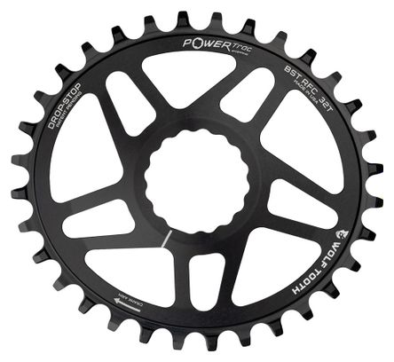 Plateau Ovale Wolf Tooth Elliptical Direct Mount Race Face Cinch Boost 3 mm Drop-Stop A Noir