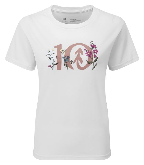 Floral Logo T-Shirt Women dame-T-shirt