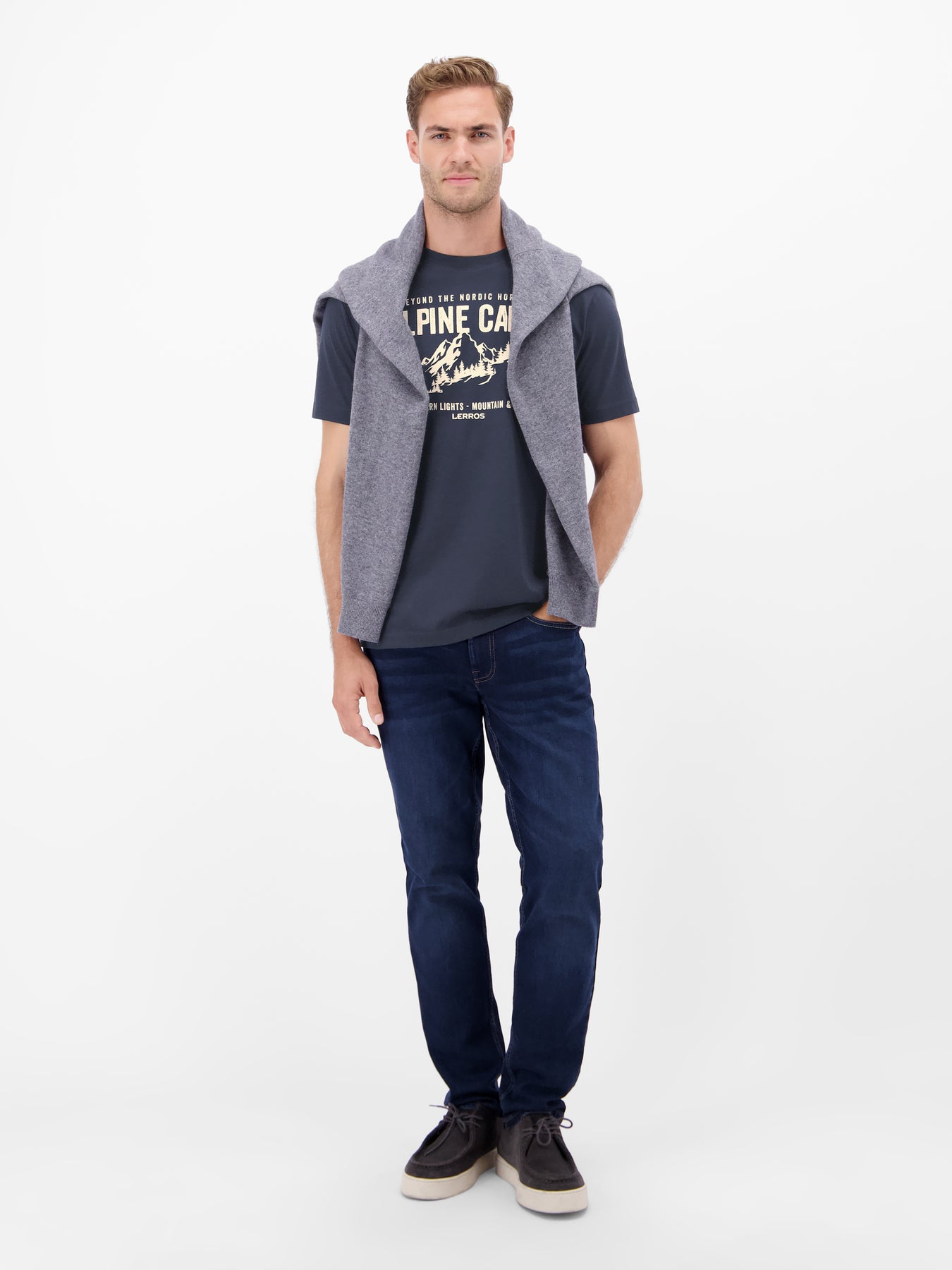 Herren T-Shirt mit Outdoorprint