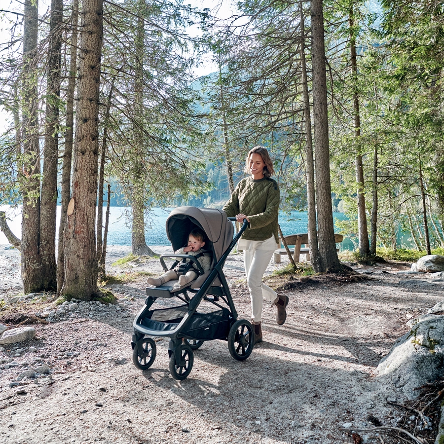 Inglesina Kombikinderwagen Duo Aptica XT Polar Blue Gestell Black