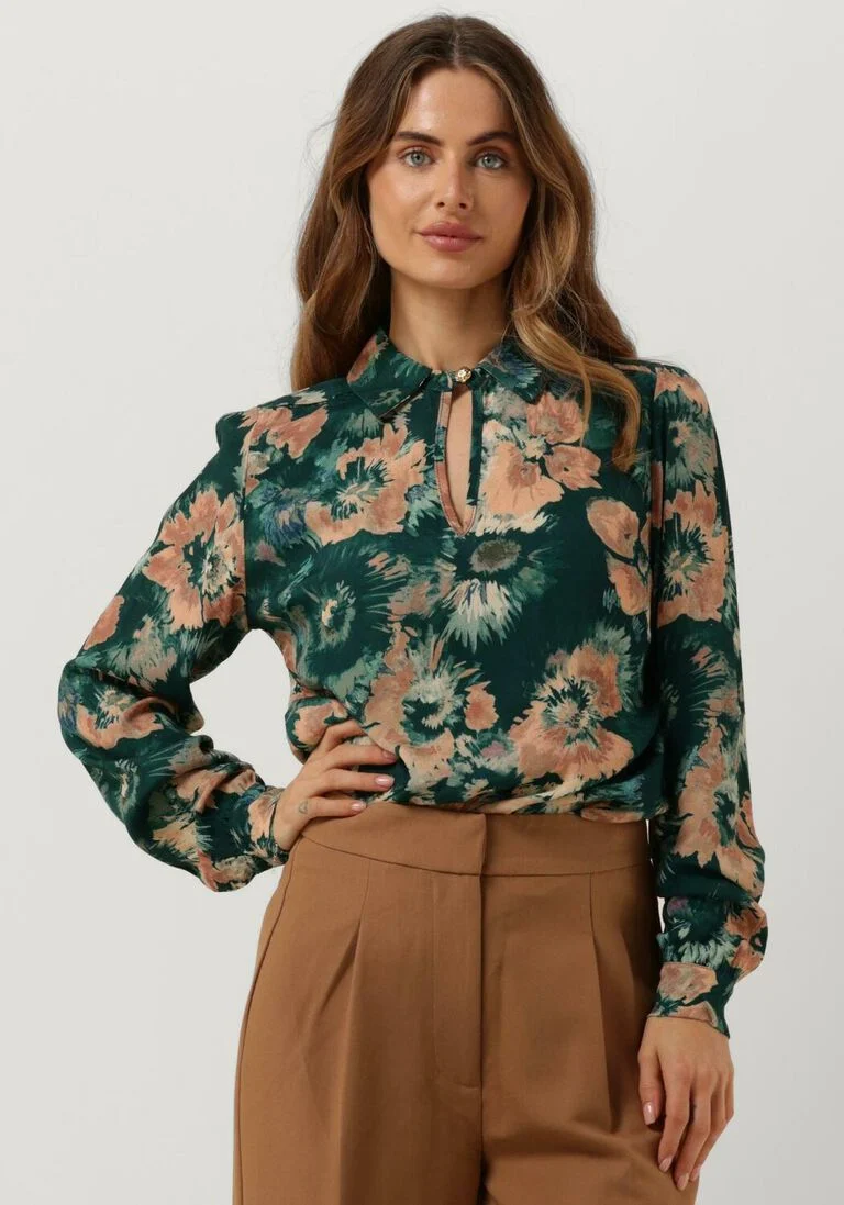 JANSEN AMSTERDAM groene jansen amsterdam blouse yade