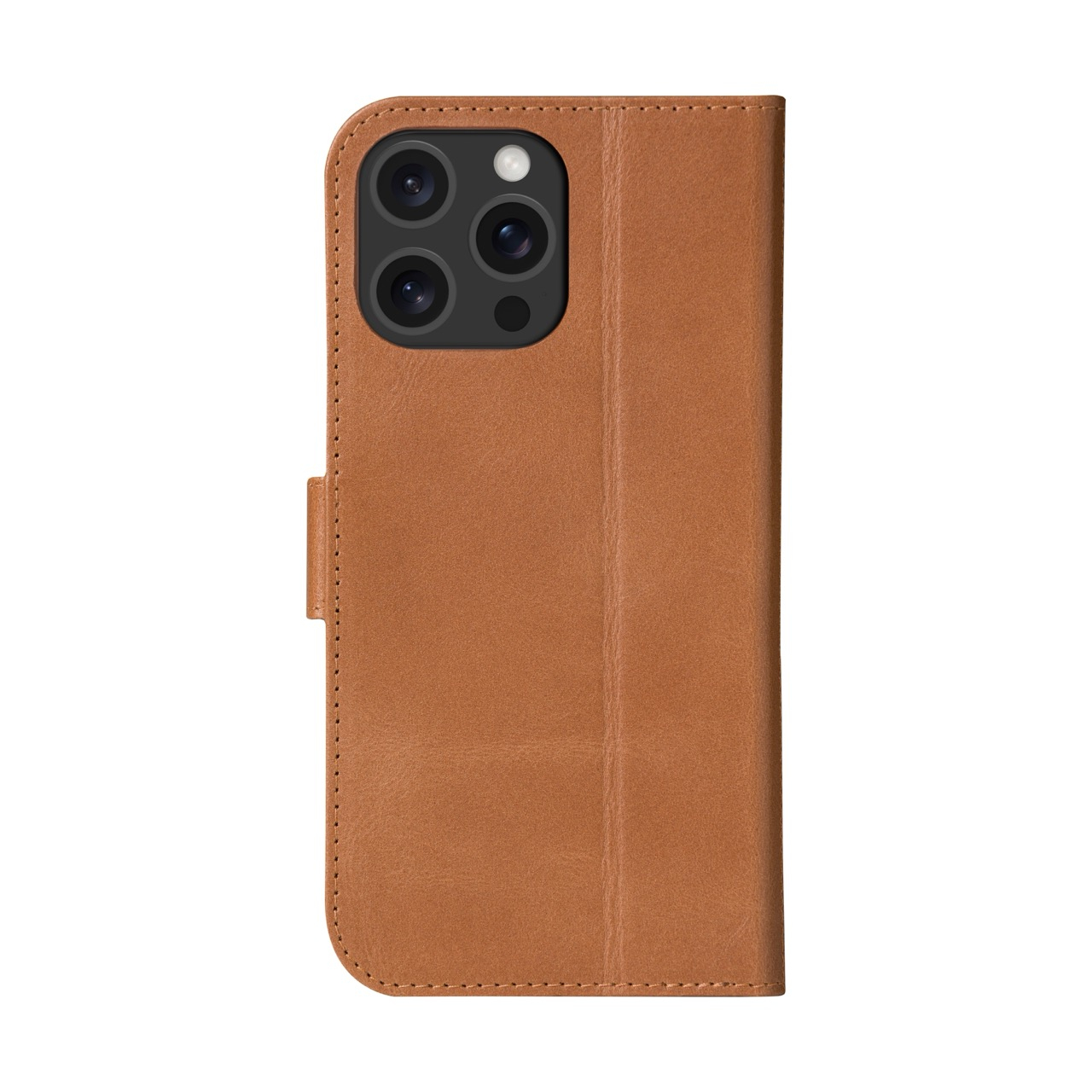 iPhone 16 Pro Max Echtleder Tasche mit RFID Schutz Copenhagen (CO67GT006207) - Tan