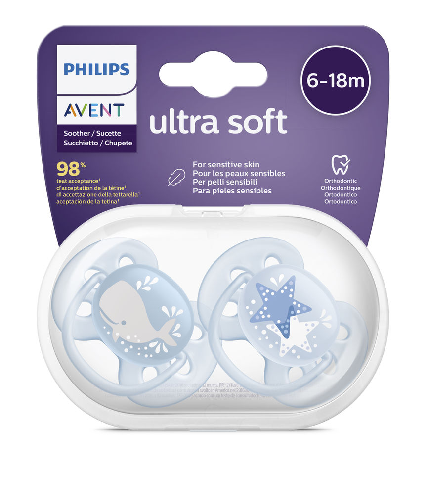 Philips Avent Ultra Soft 6-18m Blue