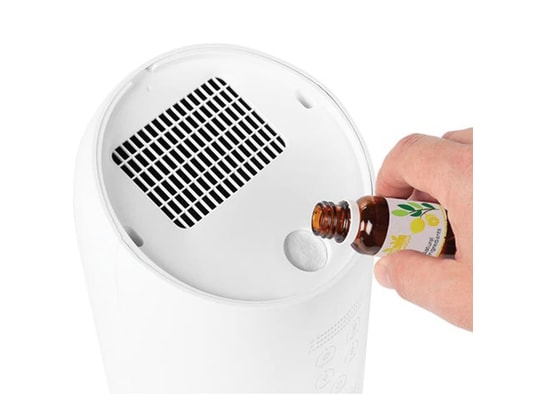 PEREL - Purificateur d'air airp001 12 w blanc