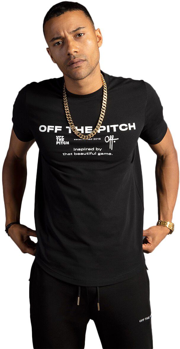 Off The Pitch The Sage Tee zwart