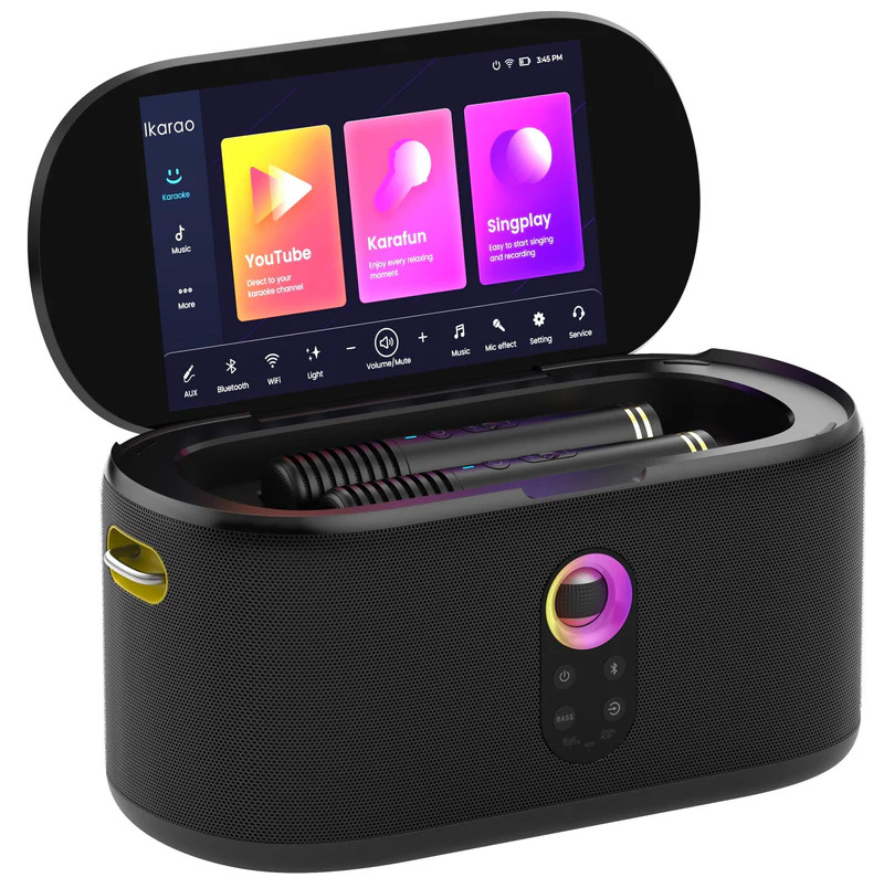 Ikarao Shell S1 Party Speaker Karaoke Set