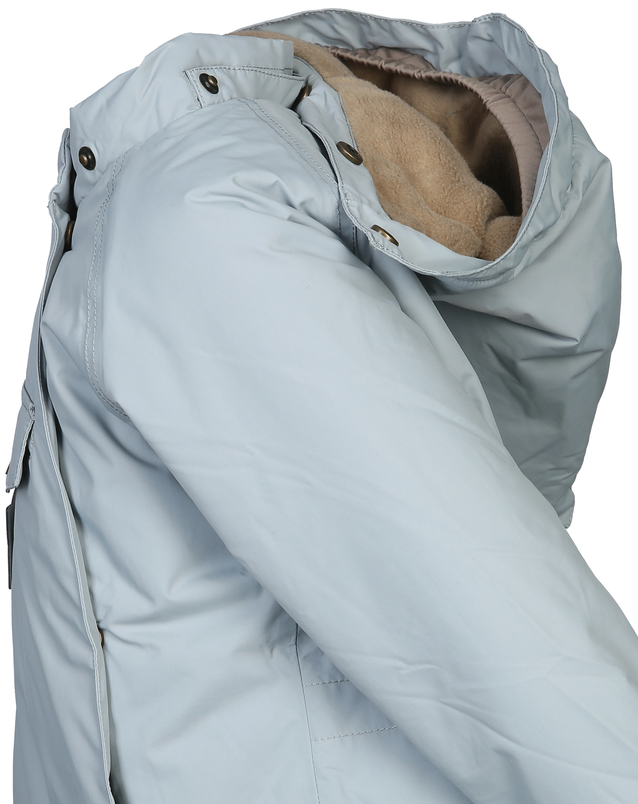 Winterjacke MATWANG mit Kunstfell in quarry